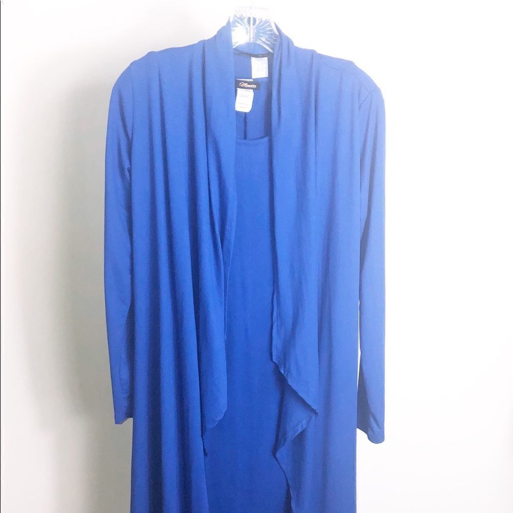Minette 2 Piece Long Dress Jacket Set Size M
